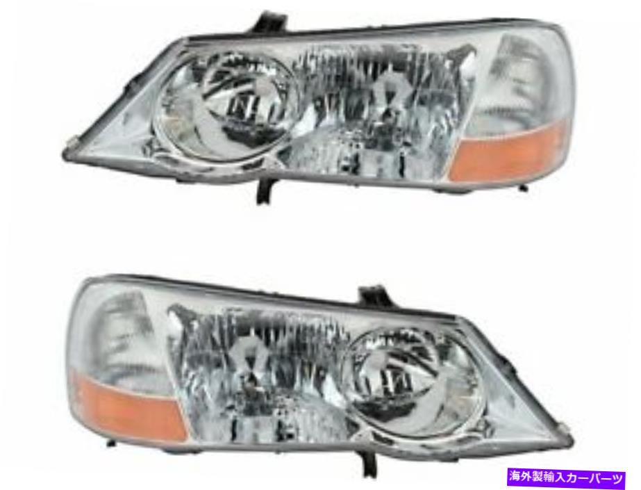 USヘッドライト 02-03 Acura TL TN26W9ドライバ＆旅客サイド用ヘッドライトアセンブリセット Headlight Assembly Set For 02-03 Acura TL TN26W9 Driver & Passenger Side【並行輸入品】