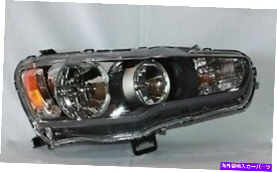 USヘッドライト 2008年から2009年の右側のヘッドライトアセンブリ三菱ランサー（対象：11/2008） Right Side Headlight Assembly For 2008-2009 Mitsubishi Lancer (To:11/2008)【並行輸入品】 45,080円