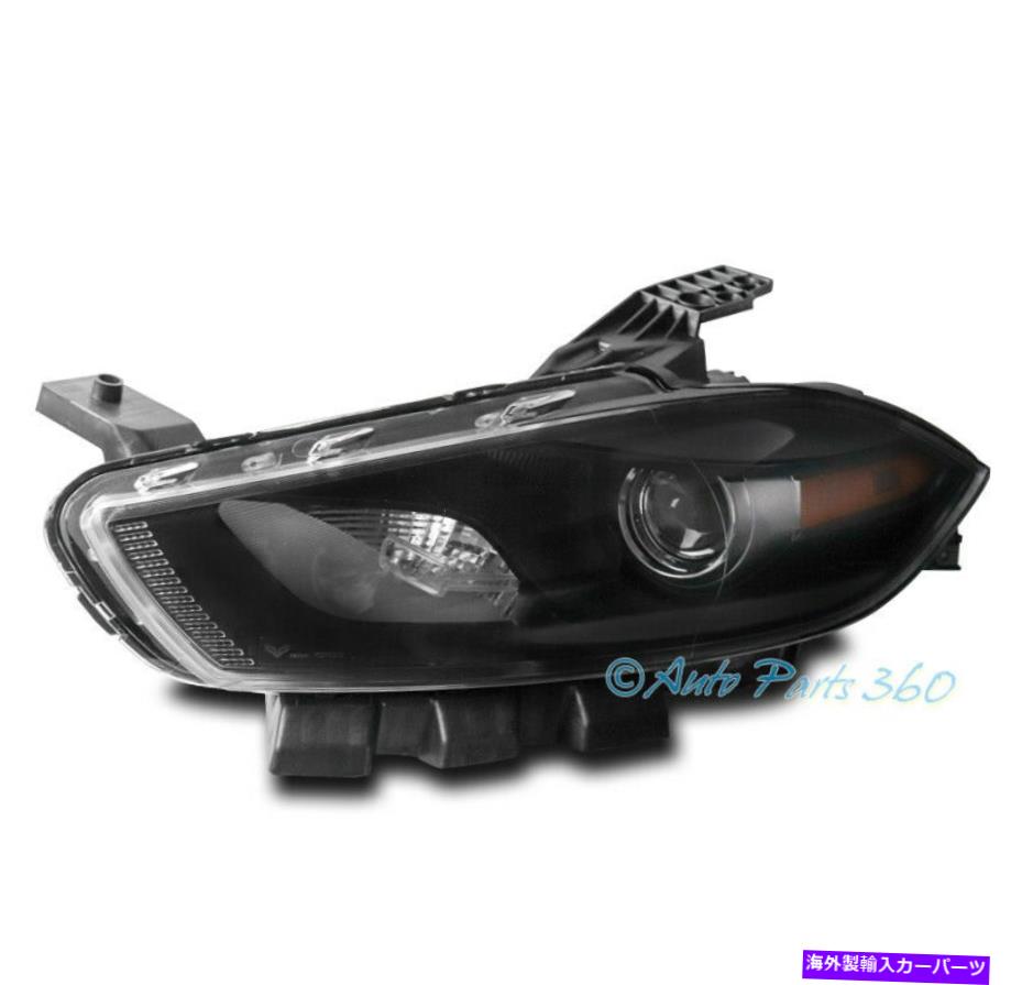 USヘッドライト 13 14 15 Dodge Dart（HIDモデル）ヘッドライトヘッドランプランプドライバ左LH側 FOR 13 14 15 DODGE DART (HID MODEL) HEADLIGHT HEADLAMP LAMP DRIVER LEFT LH SIDE【並行輸入品】