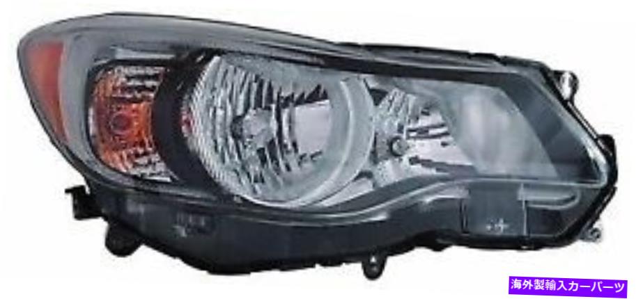 USヘッドライト 2012年 - 2013年 - 2013年の乗客側Subaru Imperzaフロントヘッドライトアセンブリ for 2012 - 2013 passenger side Subaru Impreza Front Headlight Assembly【並行輸入品】