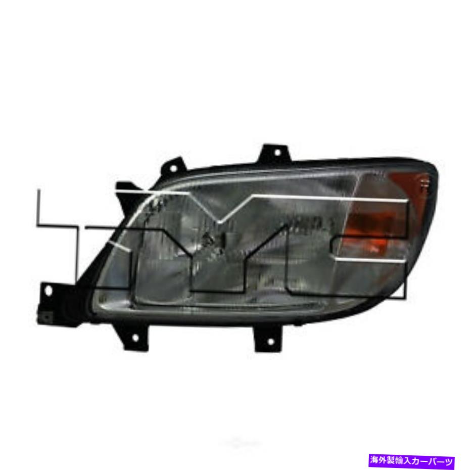 USヘッドライト TYCヘッドライトヘッドランプフロントヘッドライト左ドライバーサイドSAE /ドット承認 TYC Headlight Headlamp Front Head Light Left Driver Side SAE/DOT Approved【並行輸入品】