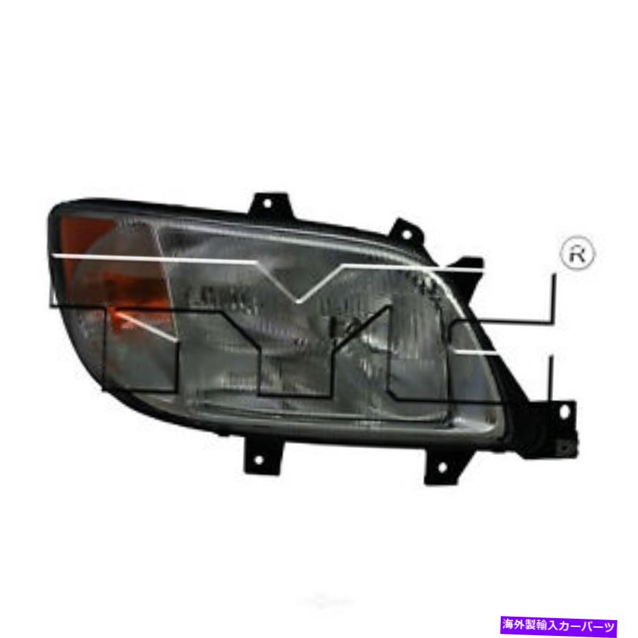 USヘッドライト TYCヘッドライトヘッドランプフロントヘッドライト右助手席側SAE /ドット承認 TYC Headlight Headlamp Front Head Light Right Passenger Side SAE/DOT Approved【並行輸入品】