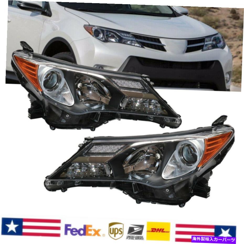 USヘッドライト 2013 - 2015年トヨタRAV4ヘッドライト直接交換！ FOR 2013-2015 TOYOTA RAV4 HEADLIGHTS DIRECT REPLACEMENT!【並行輸入品】