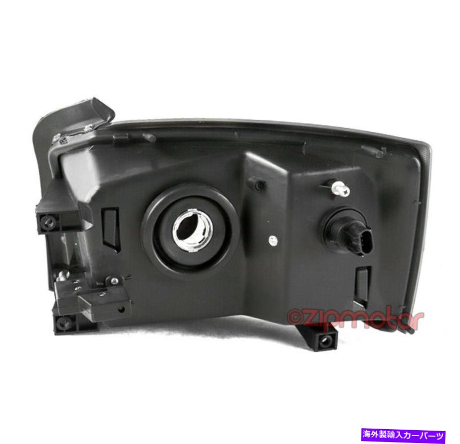 USヘッドライト 05 06 07 Dodge Dakota Black Headlightヘッドランプ+ LED DRLキット左+右ペア FOR 05 06 07 DODGE DAKOTA BLACK HEADLIGHT HEADLAMP +LED DRL KIT LEFT+RIGHT PAIR【並行輸入品】