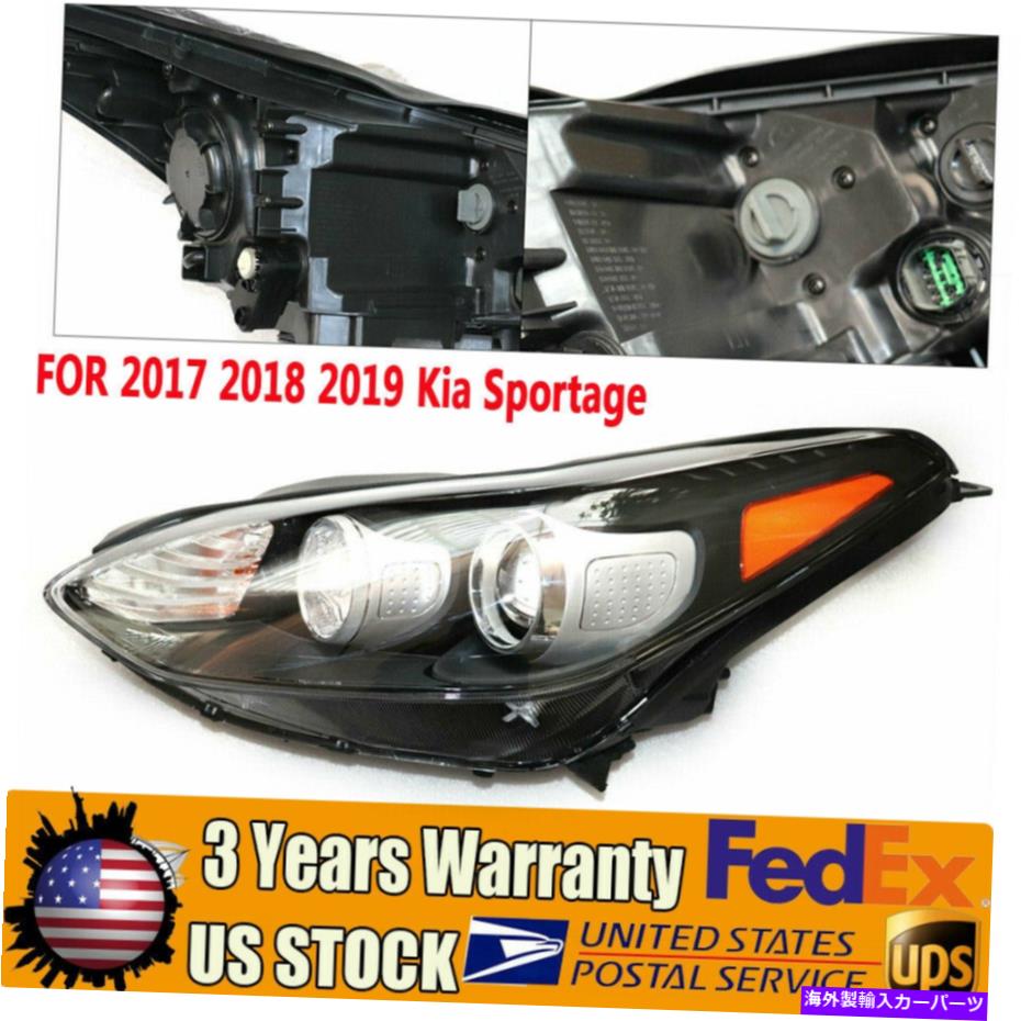 USヘッドライト 新しい左ハロゲンヘッドライトアセンブリ2017-2018 Kia Sportage KI 2502198 NEW LEFT HALOGEN HEADLIGHT ASSEMBLY FITS 2017-2018 KIA SPORTAGE KI2502198【並行輸入品】 45,080円