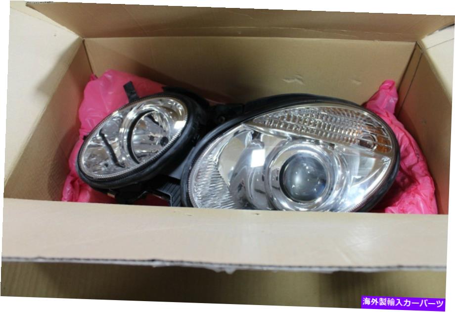 USヘッドライト Spyder Sonic Pro-YD-MBW21103-HID-CメルセデスHIDヘッドライト2 DR。＆PAS。側 Spyder Sonic PRO-YD-MBW21103-HID-C Mercedes HID Headlight SET of 2 DR.&PAS. Side【並行輸入品】