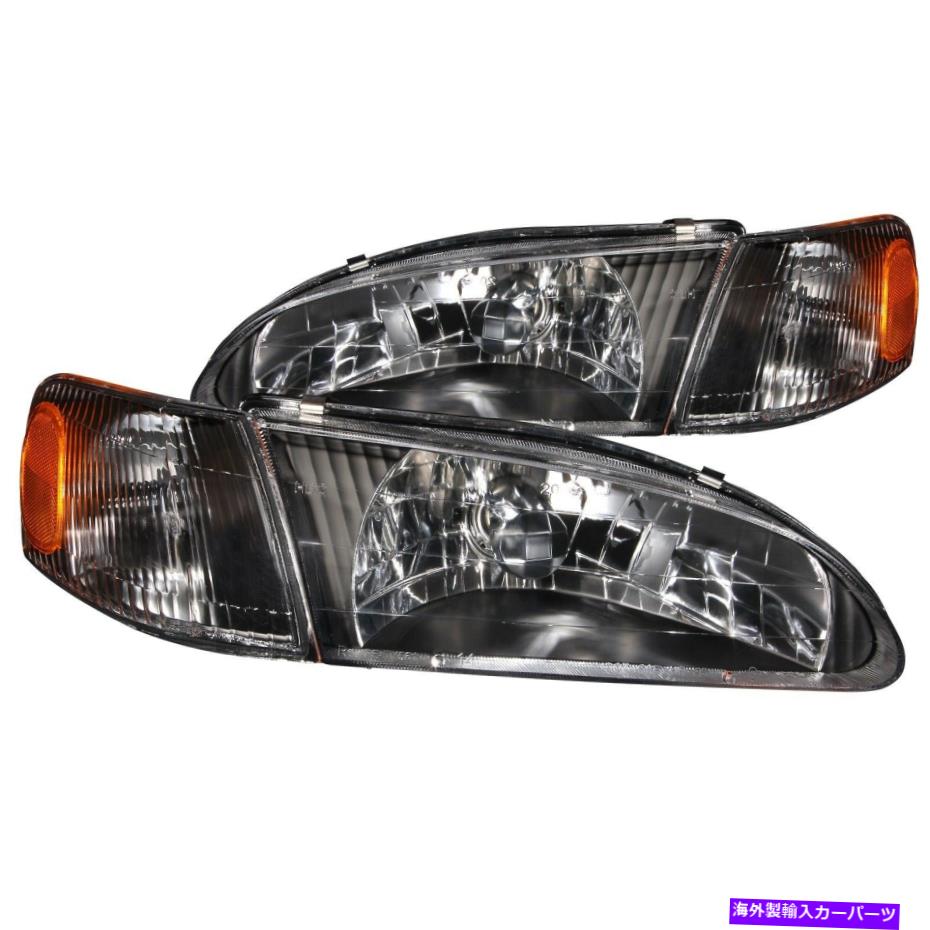 USヘッドライト Anzo USA 121131 Crystal Headlightセットは98-00 Corollaに収まります Anzo USA 121131 Crystal Headlight Set Fits 98-00 Corolla【並行輸入品】|Us Custom Parts Shop USDM
