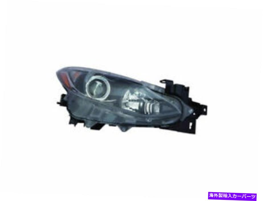 USヘッドライト 右 - 2014-2016 Mazda 3 2015 x 576ycのための乗客側のヘッドライトアセンブリ Right - Passenger Side Headlight Assembly For 2014-2016 Mazda 3 2015 X576YC【並行輸入品】