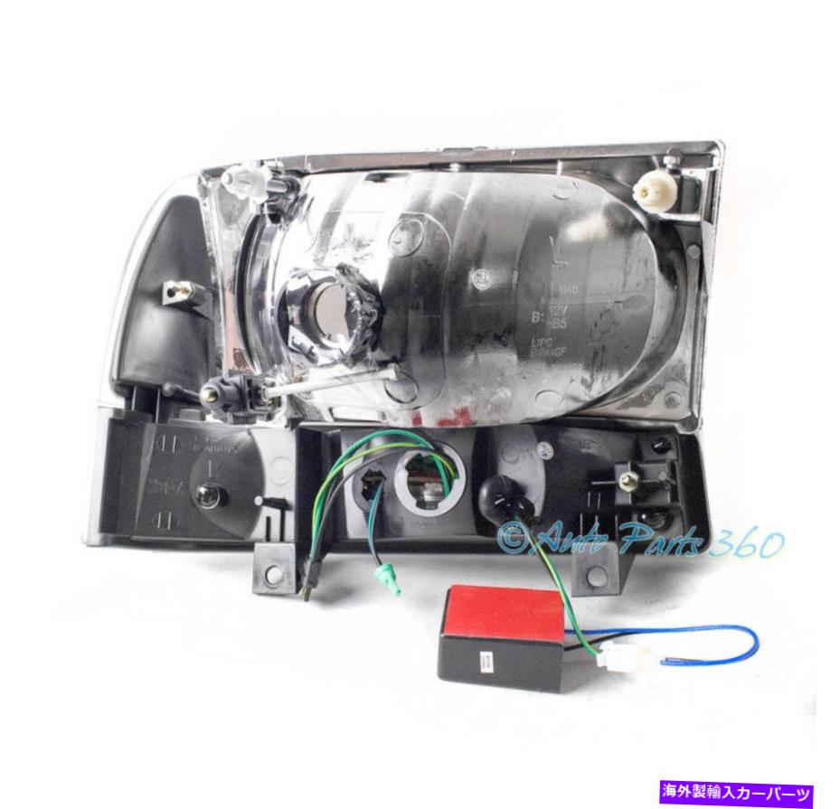 USヘッドライト 99-04 F250 F350スーパーデューティ/ 00 +エクスカーションクロムヘッドライトW / LEDバンパーランプ FOR 99-04 F250 F350 SUPER DUTY/00+ EXCURSION CHROME HEADLIGHTS W/LED BUMPER LAMP【並行輸入品】 45,080円