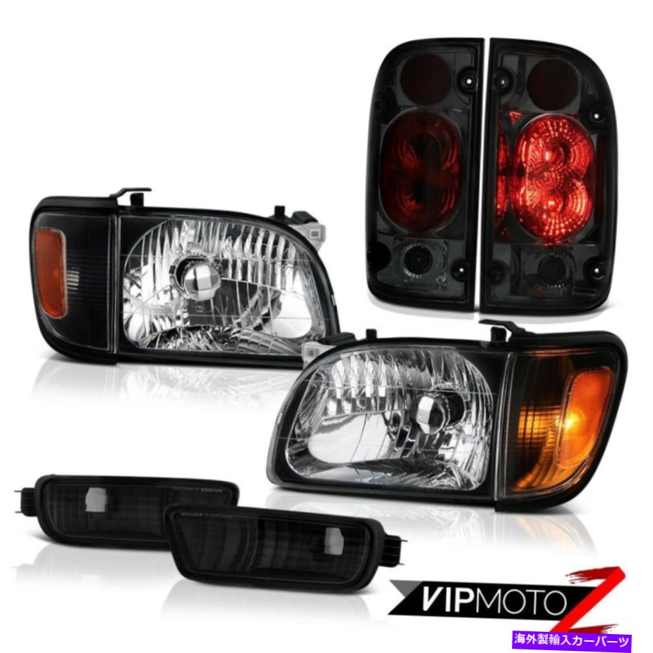 USヘッドライト 01-04トヨタタコマ4WDファントムスモークテールライトヘッドランプバンパーOEスタイル For 01-04 Toyota Tacoma 4WD Phantom smoke tail lights headlamps bumper OE Style【並行輸入品】