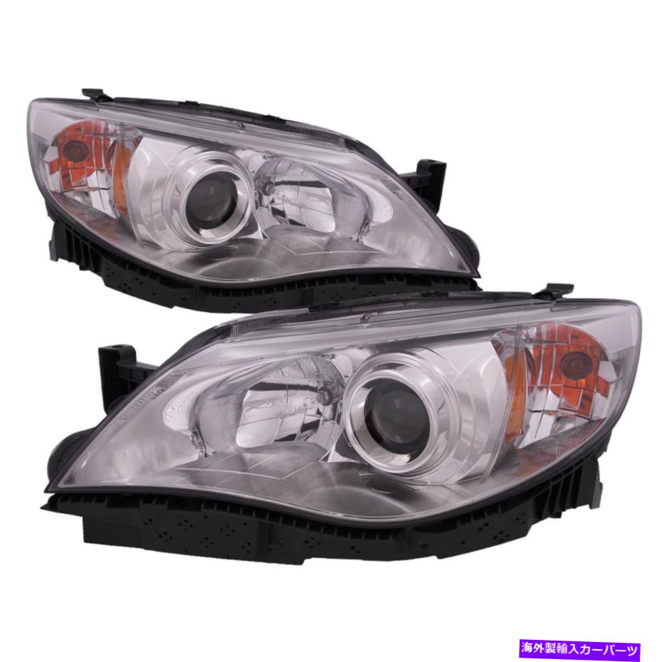USヘッドライト ヘッドライトハロゲンセットW /クロム性能レンズフィット2008-2011 Subaru Imperza Headlights Halogen Set w/Chrome Performance Lens Fits 2008-2011 Subaru Impreza【並行輸入品】