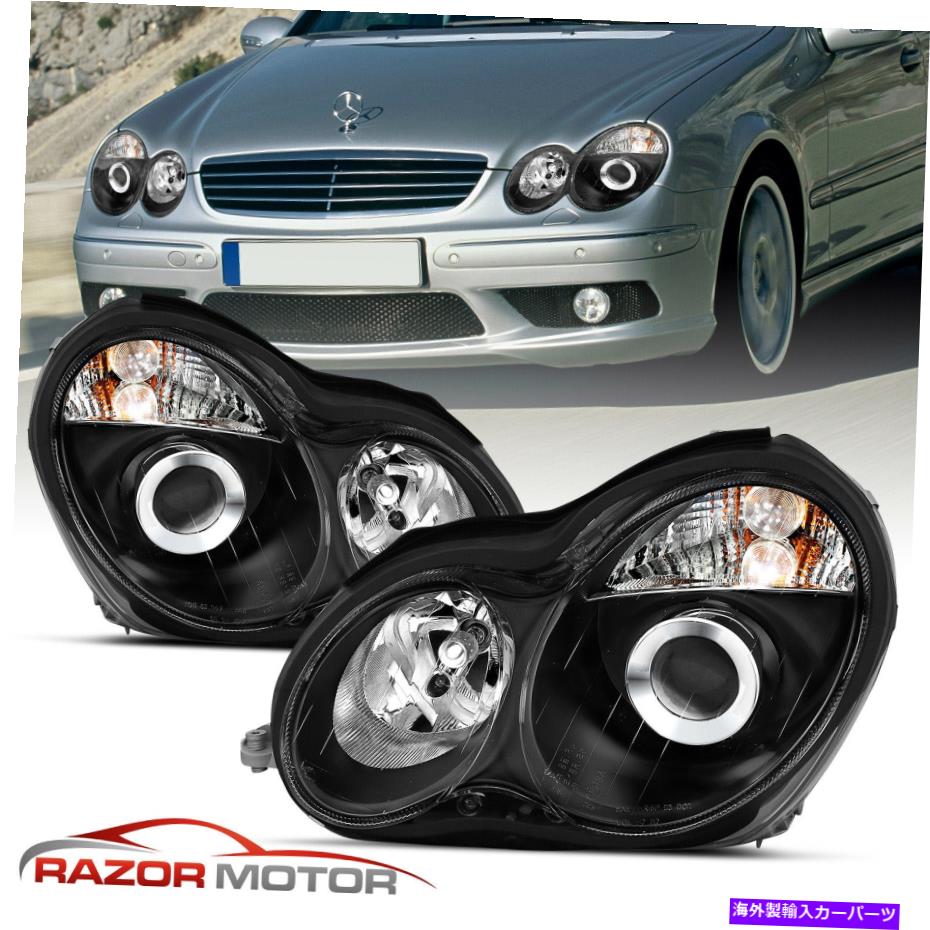 楽天市場】ヘッドライト Mercedes 01-07 Benz W203 C-Class Clear LED
