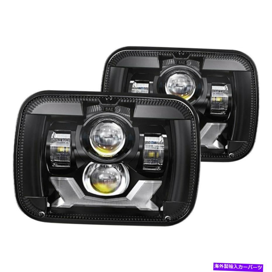 USヘッドライト Ford E-350エコノリン79-95ヘッドライト7x6 "長方形の高/低ビームブラック For Ford E-350 Econoline 79-95 Headlight 7x6" Rectangular High/Low Beam Black【並行輸入品】｜Us Custom Parts Shop USDM