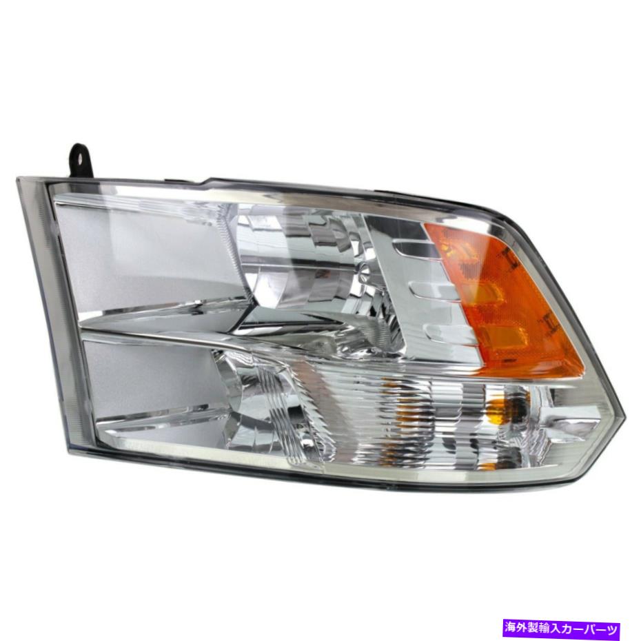 USヘッドライト 2013-2018 RAM 1500 2500 3500 Left Chromeハウジング Headlight For 2013-2018 Ram 1500 2500 3500 Left Chrome Housing With Bulb【並行輸入品】