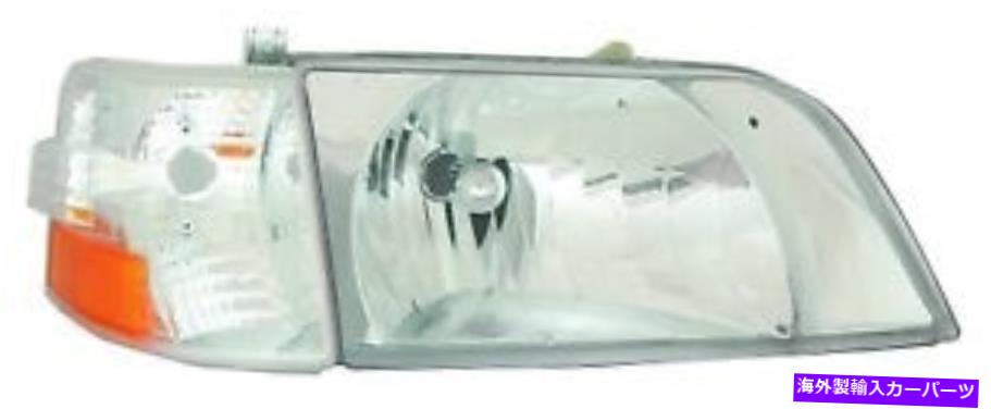 USヘッドライト 1996-2000 Volvo VNL / VNMシリーズヘッドライトドライバと乗客4個セット For 1996-2000 Volvo VNL / VNM Series Headlight Driver and Passenger 4 pieces Set【並行輸入品】