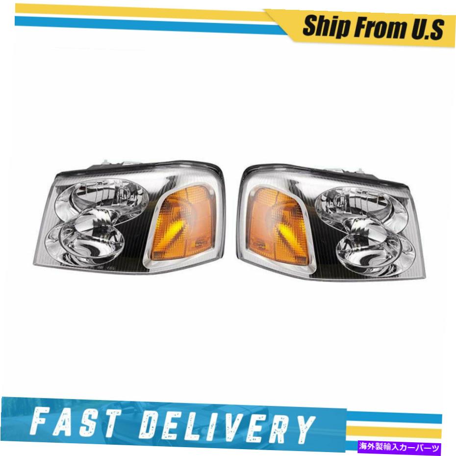 USヘッドライト TYCヘッドライトアセンブリ2 PC、2002-2008 GMC Envoy_XJの右 TYC Headlight Assembly 2 pcs Left,Right for 2002-2008 GMC Envoy_XJ【並行輸入品】|Us Custom Parts Shop USDM