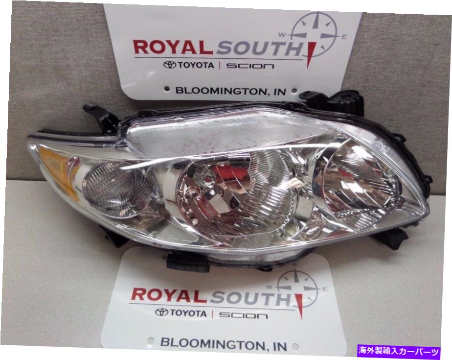 USヘッドライト トヨタカローラ2009 2010右フロントヘッドライト本物OEM OE（NAP） Toyota Corolla 2009 2010 Right Front Headlight Genuine OEM OE (NAP)【並行輸入品】｜Us Custom Parts Shop USDM