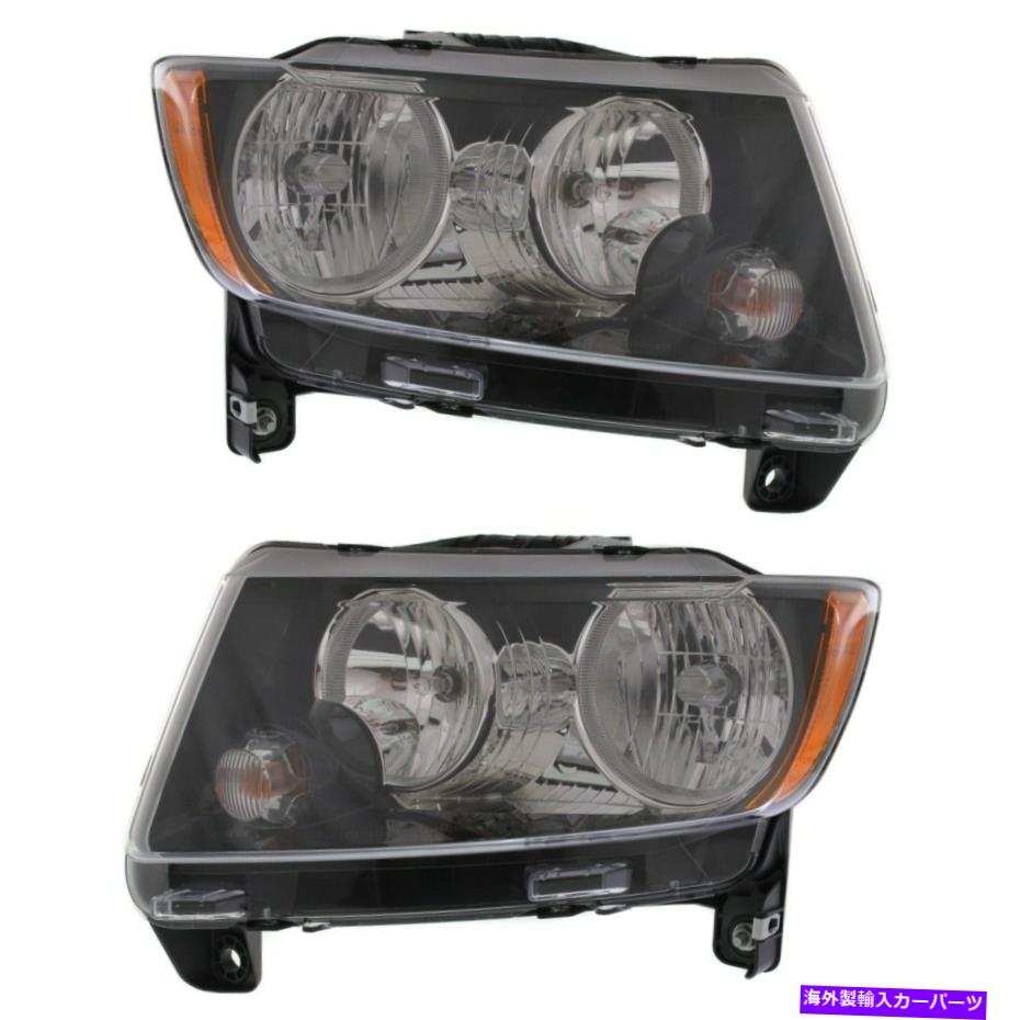USヘッドライト 2013-2017 Jeep Compass Left＆Bulbs Pair Capaのためのハロゲンヘッドライトセット Halogen Headlight Set For 2013-2017 Jeep Compass Left & Right w/ Bulbs Pair CAPA【並行輸入品】｜Us Custom Parts Shop USDM