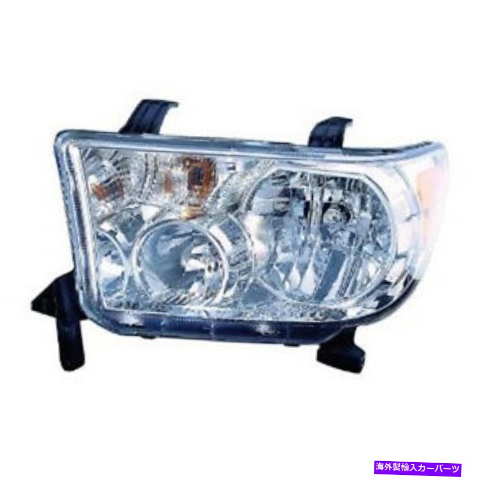 USヘッドライト 2009年2010トヨタツンドラ左/ドライバーサイドヘッドライトアセンブリ 2009 2010 Toyota Tundra Left/Driver Side Headlight Assembly with Level Adjuster【並行輸入品】|Us Custom Parts Shop USDM