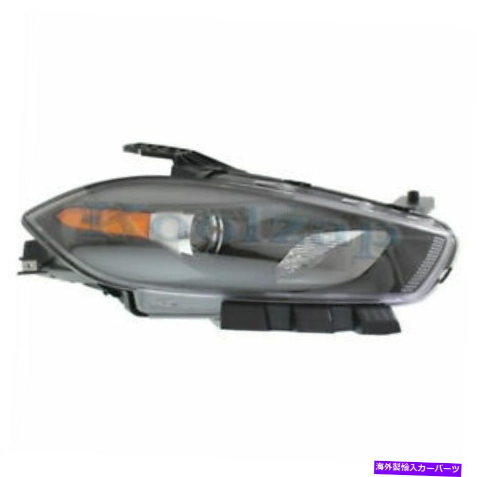 USヘッドライト 13-16ダーツフロントヘッドライトヘッドランプハロゲンヘッドライトランプ右側 13-16 Dart Front Headlight Headlamp Halogen Head Light Lamp w/Bulb Right Side【並行輸入品】
