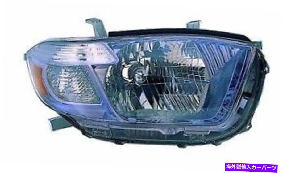 USヘッドライト 2008年 - 2010年の旅客サイドトヨタハイランダーフロントヘッドライトアセンブリ for 2008 - 2010 passenger side Toyota Highlander Front Headlight Assembly【並行輸入品】