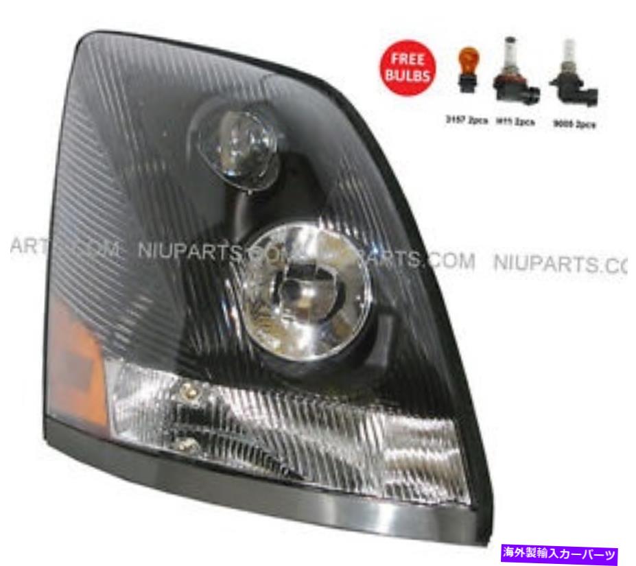 USヘッドライト ヘッドライトランプ - 助手席側（FIT：VOLVO VNL VN VNM） Headlight Lamp - Passenger Side (Fit: Volvo VNL VN VNM)【並行輸入品】