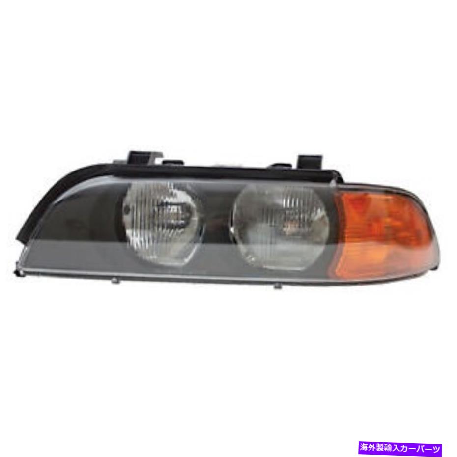 USヘッドライト Headlight Halogen W / Oレベリング左フィットBMW 528I 540i 540i 540iは3/198-2000 Headlight Halogen w/o Leveling Left Fits BMW 528i 540i Fits From 3/1998-2000【並行輸入品】