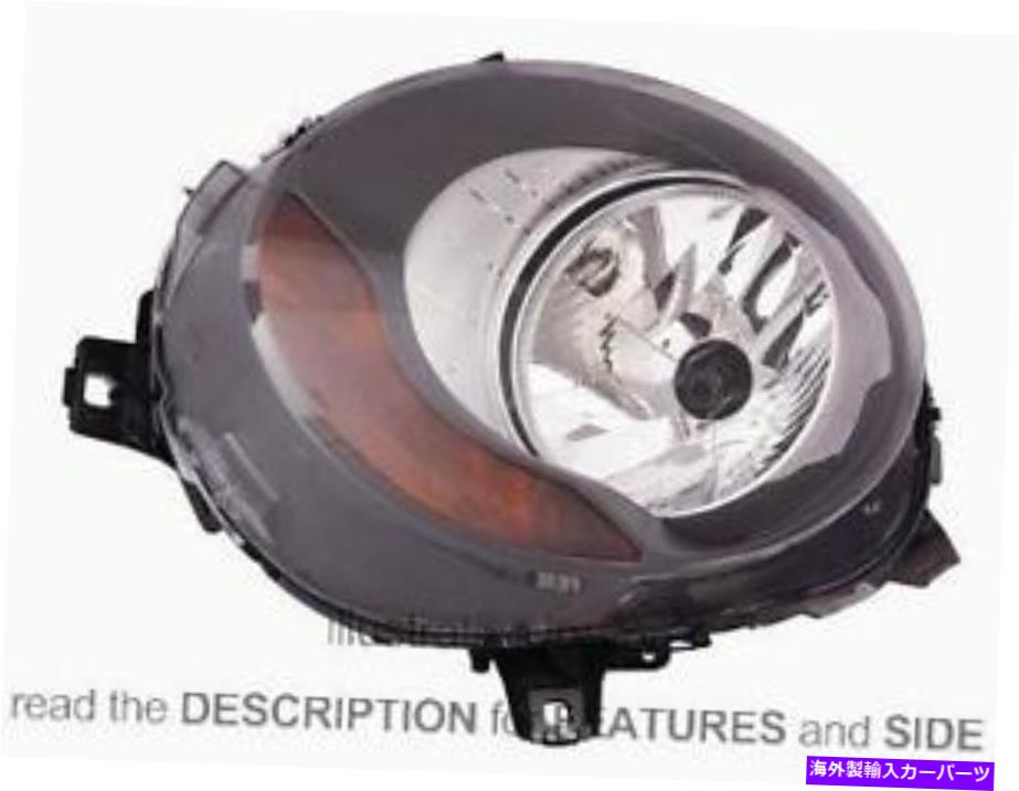 USヘッドライト 2013年からのLHDヘッドライトミニ右63117401596オレンジ LHD Headlight Mini From 2013 Right 63117401596 Orange【並行輸入品】
