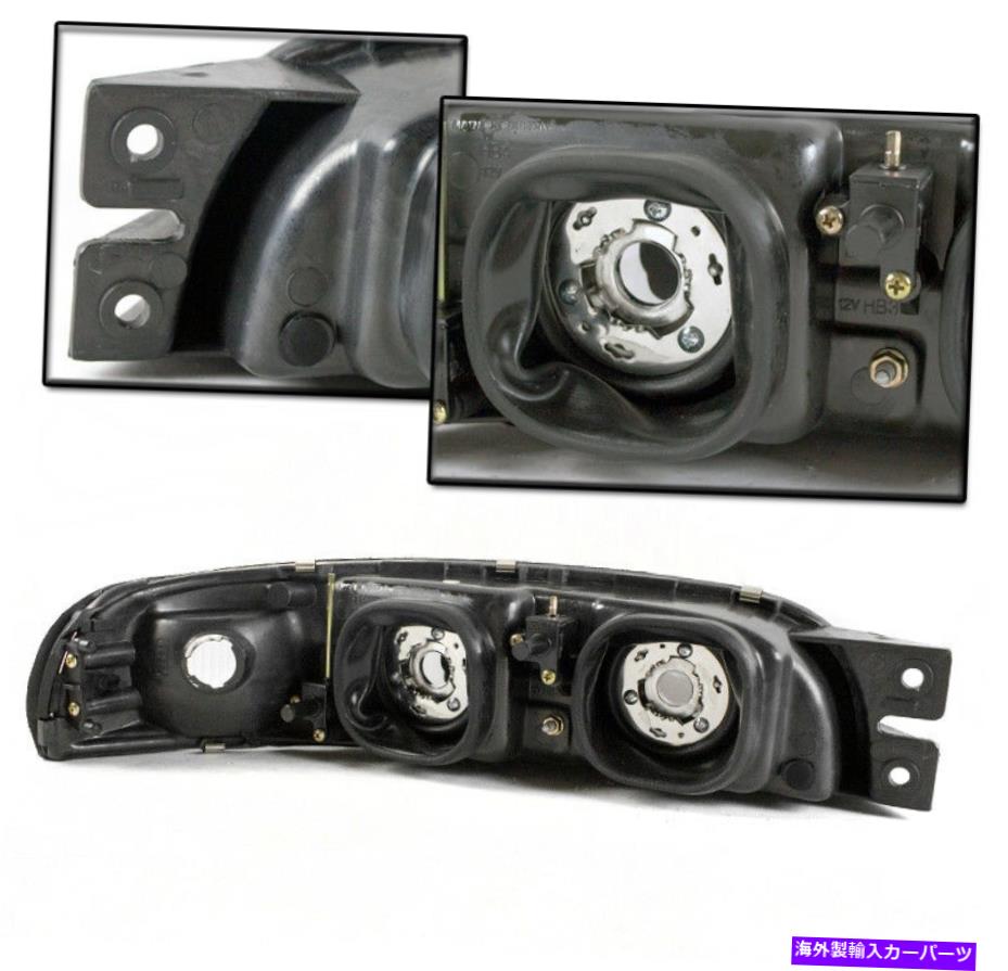 USヘッドライト 1997年から1999年のBuick Lesabre Chromeの交換ヘッドライトランプ+青いDRL LED + HID FOR 1997-1999 BUICK LESABRE CHROME REPLACEMENT HEADLIGHTS LAMP +BLUE DRL LED+HID【並行輸入品】