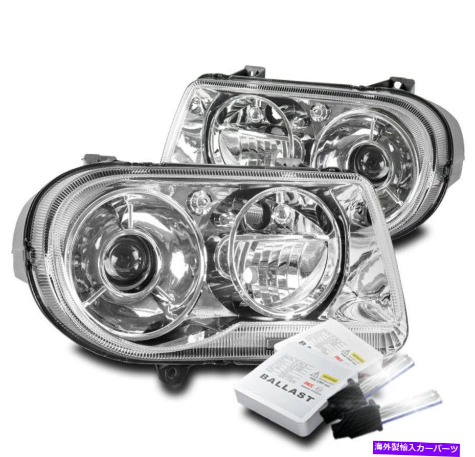 USヘッドライト 2005-2010 Chrysler 300C Chromeプロジェクターヘッドライトヘッドランプ+ 6KキセノンHIDキット FOR 2005-2010 CHRYSLER 300C CHROME PROJECTOR HEADLIGHT HEADLAMP+6K XENON HID KIT【並行輸入品】｜Us Custom Parts Shop USDM