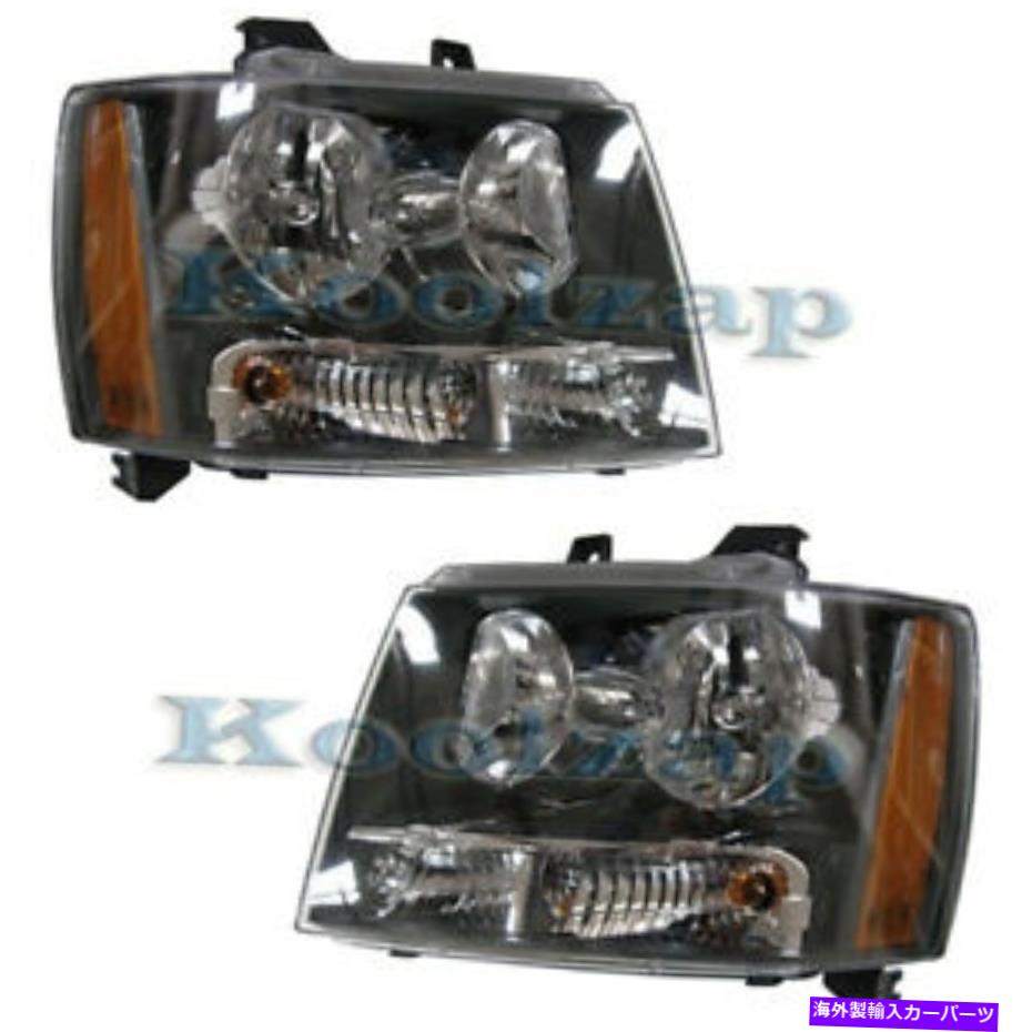 USヘッドライト 07-13 Chevy Suburbanヘッドライトヘッドランプヘッドライトランプ左右サイドセットペア 07-13 Chevy Suburban Headlight Headlamp Head Light Lamp Left Right Side Set PAIR【並行輸入品】
