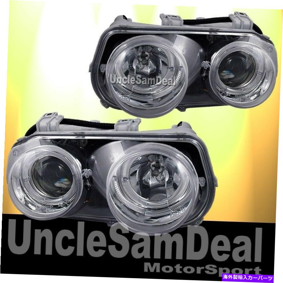 USヘッドライト 94-97 Acura Intectra Dual Halo Rim Clear Projector Chromeヘッドライトペア FOR 94-97 ACURA INTEGRA DUAL HALO RIM CLEAR PROJECTOR CHROME HEADLIGHTS PAIR【並行輸入品】|Us Custom Parts Shop USDM