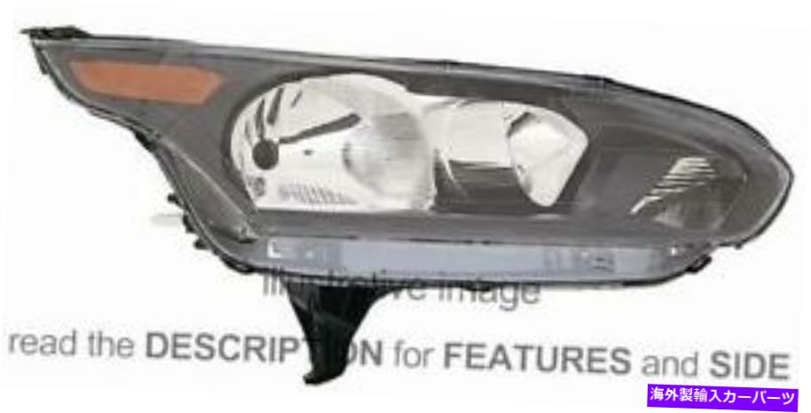 USヘッドライト LHDヘッドライトフォードトランジットコネクト - トゥルネオ2014右1949633（FT11-13W029-DB） LHD Headlight Ford Transit Connect-Tourneo 2014 Right 1949633(Ft11-13W029-Db)【並行輸入品】