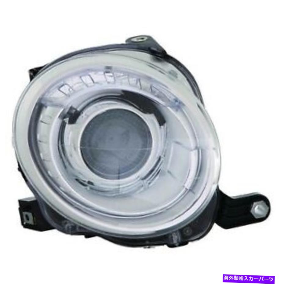 USヘッドライト CPP Capaは2012-2017 Fiat 500のためのプラスチック製のヘッドライトを残しました CPP CAPA Left Plastic Headlight for 2012-2017 Fiat 500【並行輸入品】