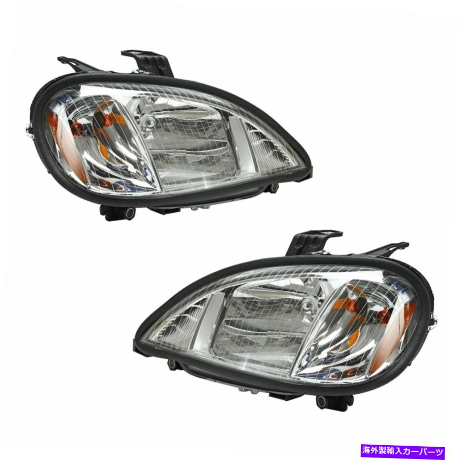 USヘッドライト 04-13 FreightLiner Columbiaヘッドライトヘッドランプ左右ペアセット For 04-13 Freightliner Columbia Headlights Headlamps Left & Right Pair Set【並行輸入品】｜Us Custom Parts Shop USDM