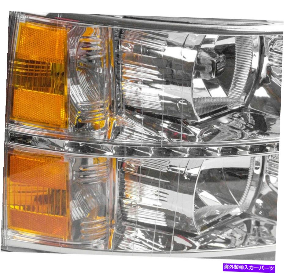 USヘッドライト 2007-2013 Chevy Silverado HDトラックChrome DRL LEDヘッドライトランプW / 6KキセノンHID 2007-2013 CHEVY SILVERADO HD TRUCK CHROME DRL LED HEADLIGHTS LAMP W/6K XENON HID【並行輸入品】｜Us Custom Parts Shop USDM