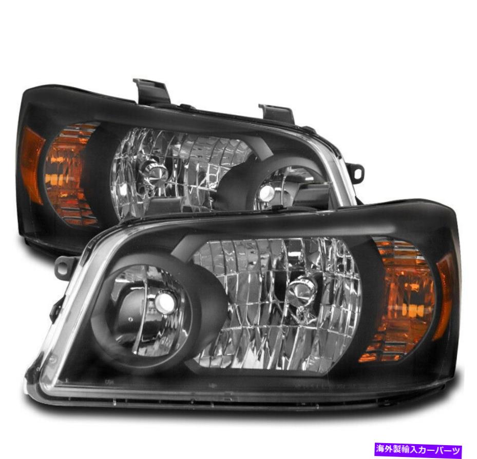 USヘッドライト 04 05 06トヨタハイランダー交換ヘッドライトランプブラック左+右ペア FOR 04 05 06 TOYOTA HIGHLANDER REPLACEMENT HEADLIGHT LAMP BLACK LEFT+RIGHT PAIR【並行輸入品】|Us Custom Parts Shop USDM