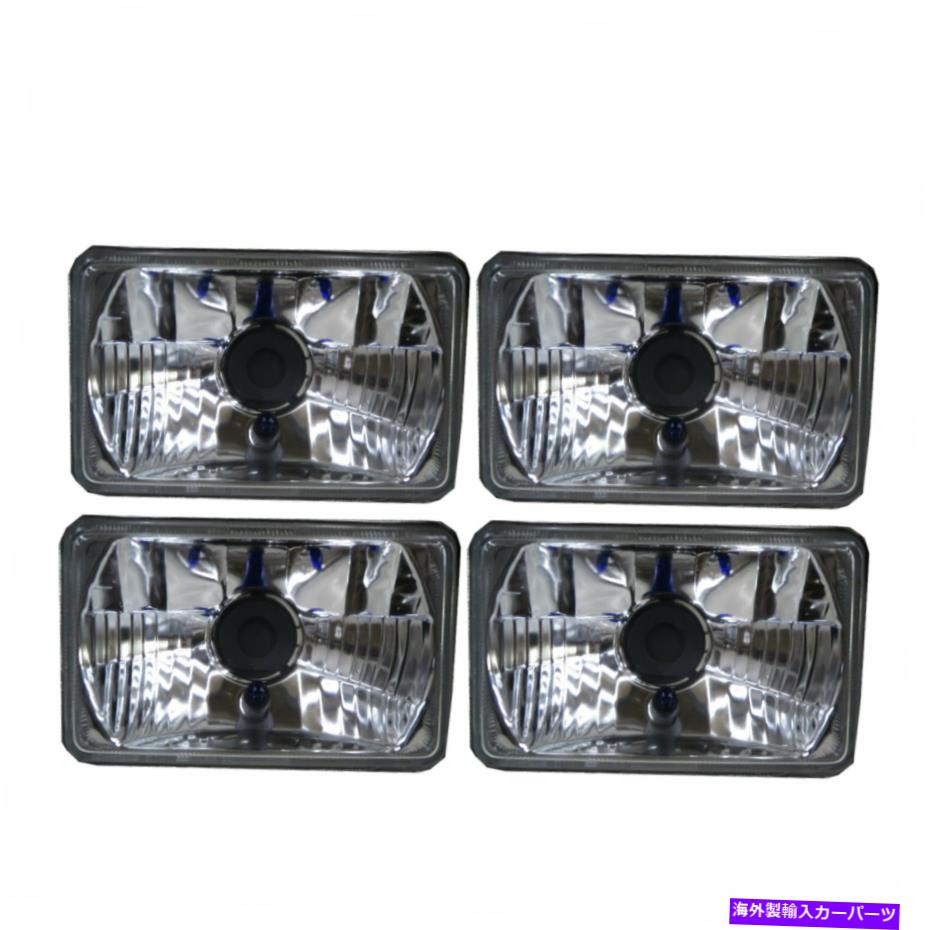 USヘッドライト デルタ88 80-91セダン/クーペ4x6クリアH4ヘッドライトクロムoldsmobile LHD Delta 88 80-91 Sedan/Coupe 4x6 Clear H4 Headlight Chrome for OLDSMOBILE LHD【並行輸入品】｜Us Custom Parts Shop USDM