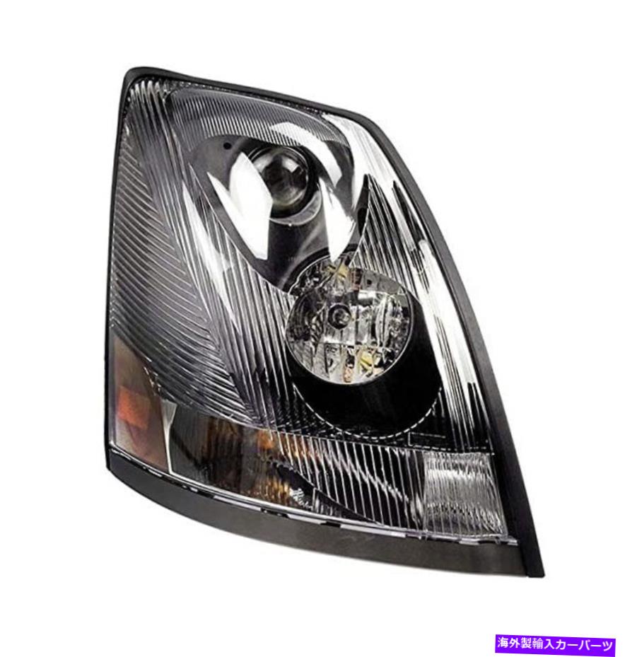 USヘッドライト VNLボルボレギュラーブラックヘッドライト - 右側 VNL Volvo REGULAR Black Headlight - Right Side【並行輸入品】