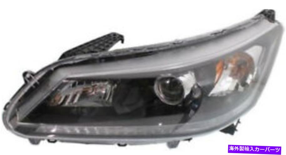 USヘッドライト 13-15ホンダアコードのための左ドライバーヘッドライトヘッドランプ Left Driver Headlight Head Lamp for 13-15 Honda Accord【並行輸入品】