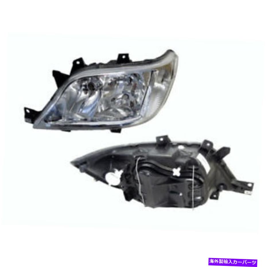 USヘッドライト Mercedes Benz Sprinter W903 2003-2006 W / Fog Lightの水晶 - 左 Headlight for Mercedes Benz Sprinter W903 2003-2006 W/Fog Light Crystal-LEFT【並行輸入品】