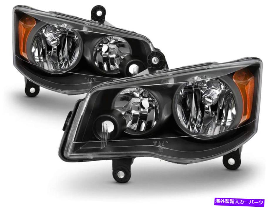 USヘッドライト Headlight Headlamp 2011-2017 Dodge Grand Caravan 08-16 Chrysler Town＆Country Headlight Headlamp for 2011-2017 Dodge Grand Caravan 08-16 Chrysler Town&Country【並行輸入品】