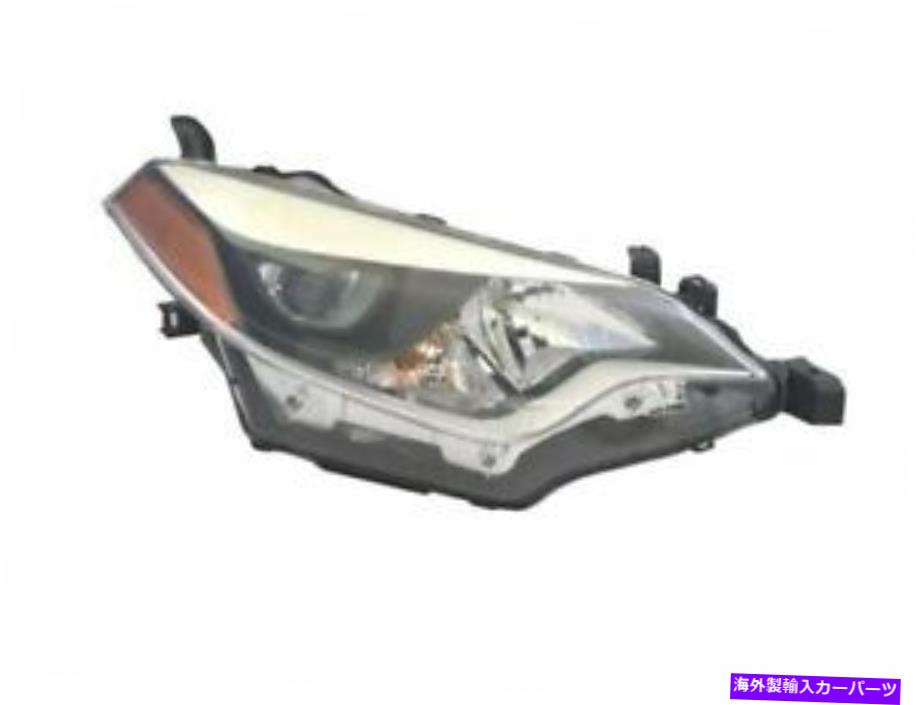 USヘッドライト Corolla 2014 2016 2016のための電球が付いている新しい右乗客のヘッドライトヘッドライト New right passenger headlight head light with bulbs for Corolla 2014 2015 2016【並行輸入品】