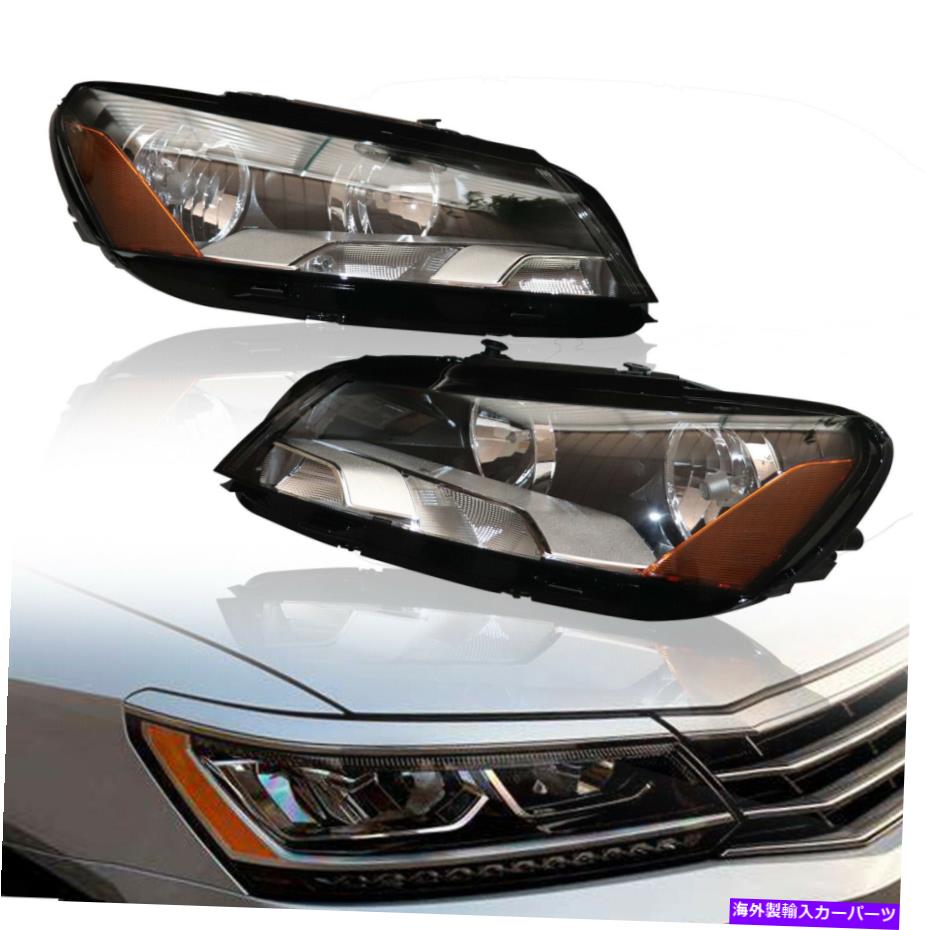 USヘッドライト 新しいヘッドライトヘッドランプ左右ペアセット2012-2015 Volkswagen Passat NEW Headlights Headlamps Left & Right Pair Set for 2012-2015 Volkswagen Passat【並行輸入品】
