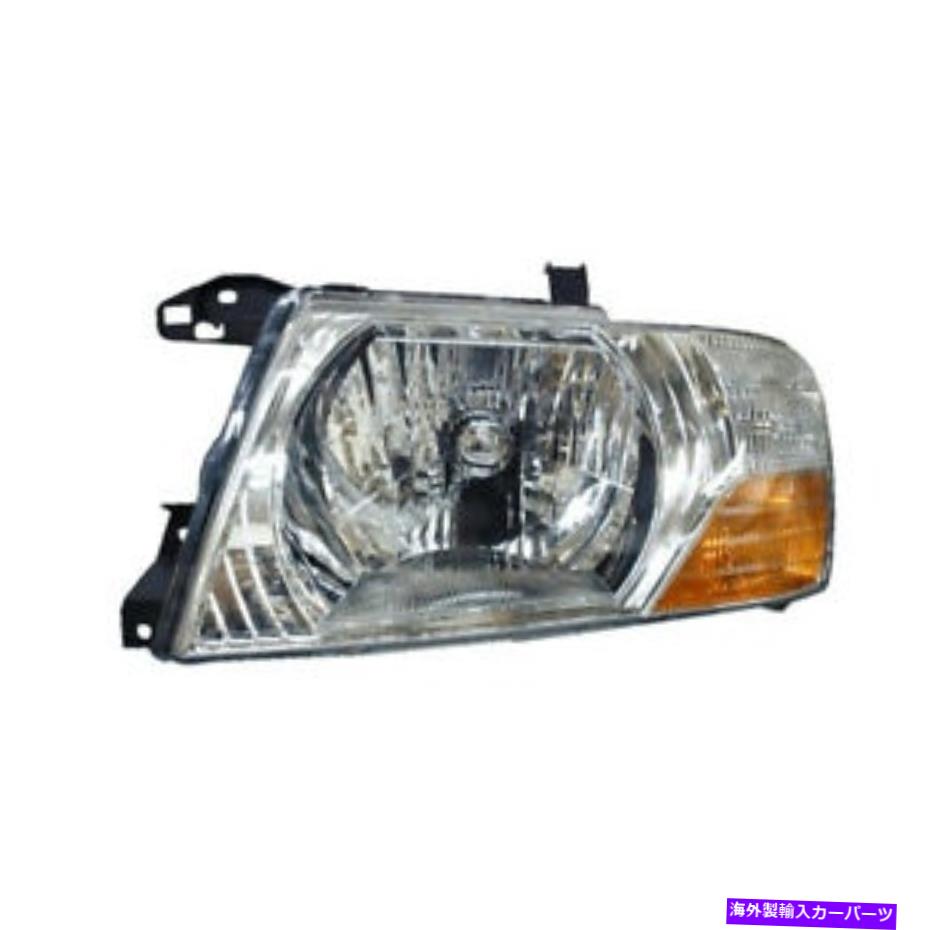 USヘッドライト Mitsubishi Pajero NP 11 / 2002-10 / 2006 Chrome-Left Headlight for Mitsubishi Pajero NP 11/2002-10/2006 Chrome-LEFT【並行輸入品】