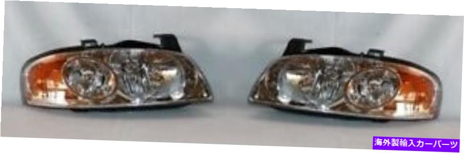 USヘッドライト 04-06日産SENTRAの左右の交換ヘッドライトペア(Base / S) Right and Left Side Replacement Headlight PAIR For 04-06 Nissan Sentra (Base/S)【並行輸入品】