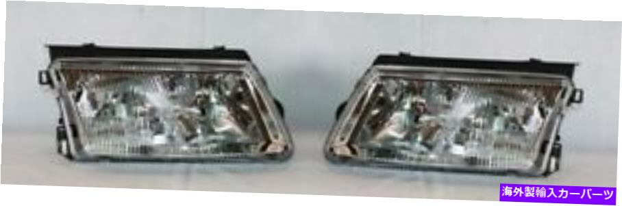 USヘッドライト 1998-2001フォルクスワーゲンパサートの右+左側のヘッドライトペア Right + Left Side Headlight PAIR For 1998-2001 Volkswagen Passat【並行輸入品】