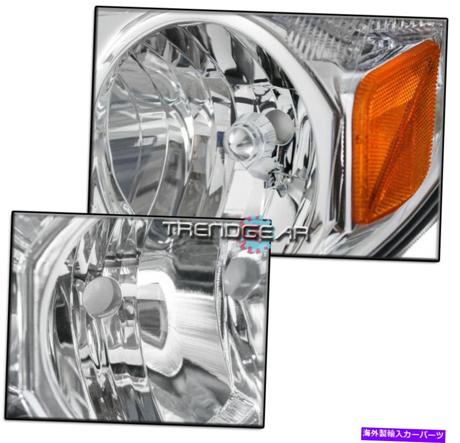USヘッドライト 2003年から2005年トヨタ4RUNNER 4ランナークロームクリスタルヘッドライトW / DRL LED + 6K HID FOR 2003-2005 TOYOTA 4RUNNER 4 RUNNER CHROME CRYSTAL HEADLIGHT W/DRL LED+6K HID【並行輸入品】