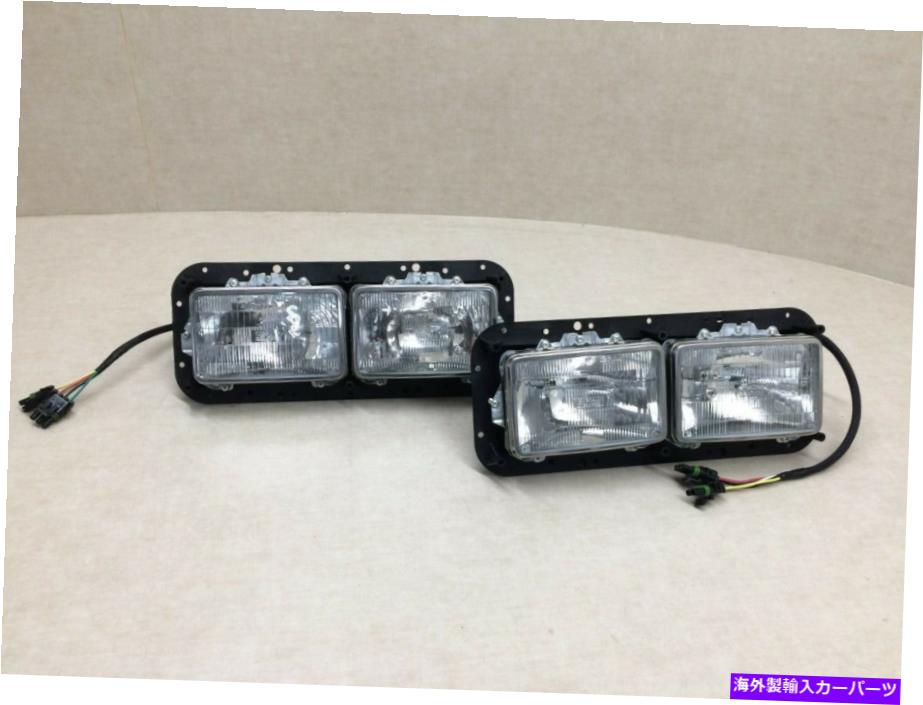USヘッドライト FreightLiner New Chiller左右デュアルヘッドライトハロゲンアドバンストテクノロジ Freightliner New Flyer Left & Right Dual Headlight Halogen Advanced Technologies【並行輸入品】
