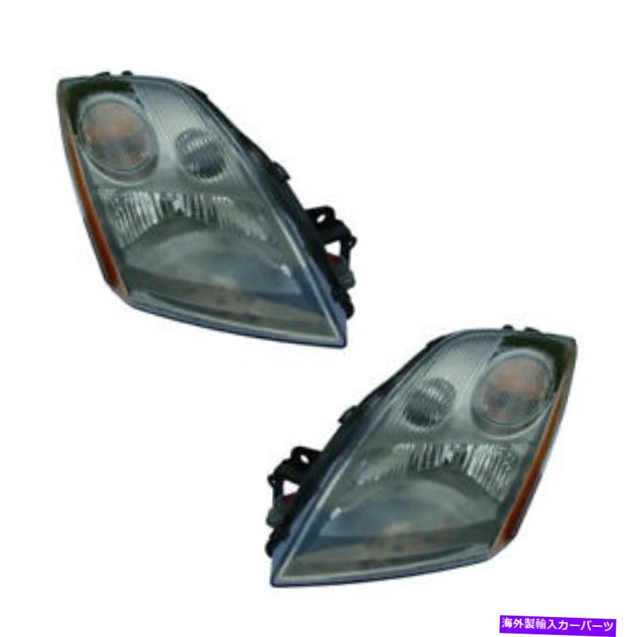USヘッドライト ヘッドライトフロントランプペア07-09日産Sentra 2.5L左右 Headlights Front Lamps Pair Set for 07-09 Nissan Sentra 2.5L Left & Right【並行輸入品】